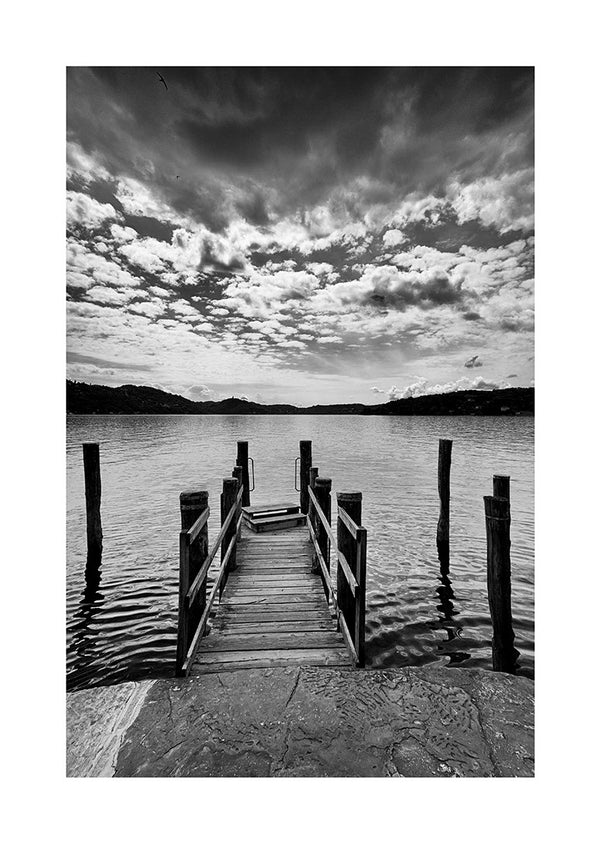 Badebro ved sø 2 plakater