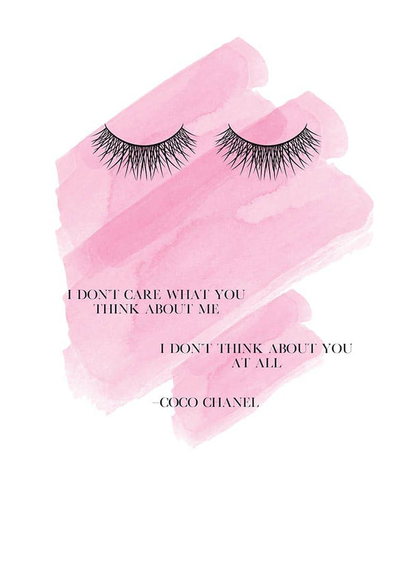 Jeg er ligeglad med plakaten