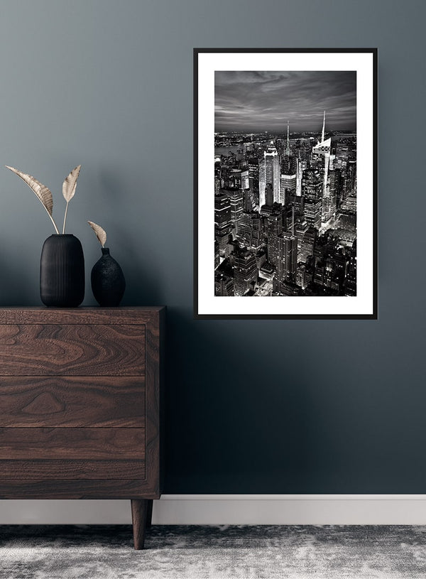 Plakat med byen New York