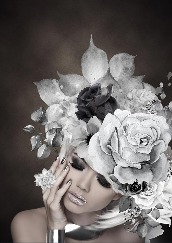 Sølvblomster 1 plakat