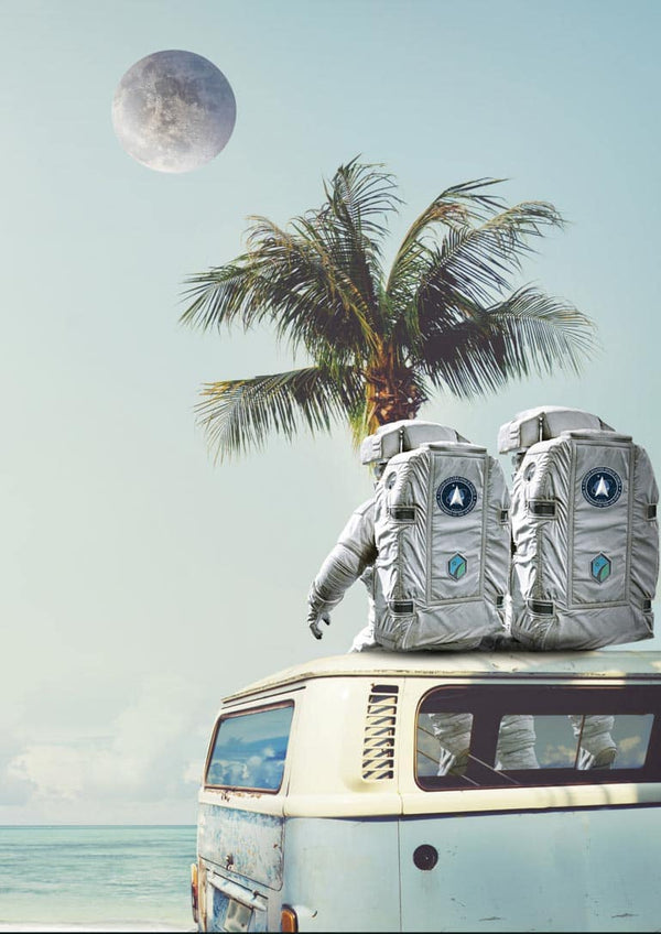 Astronauter tager en pause 2 plakat