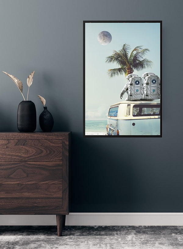 Astronauter tager en pause 2 plakat