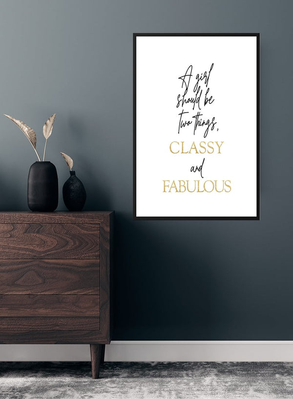 Stilfuld og fantastisk plakat