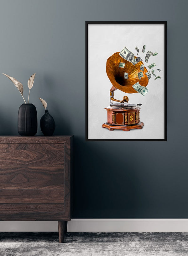 Lyden af penge plakat