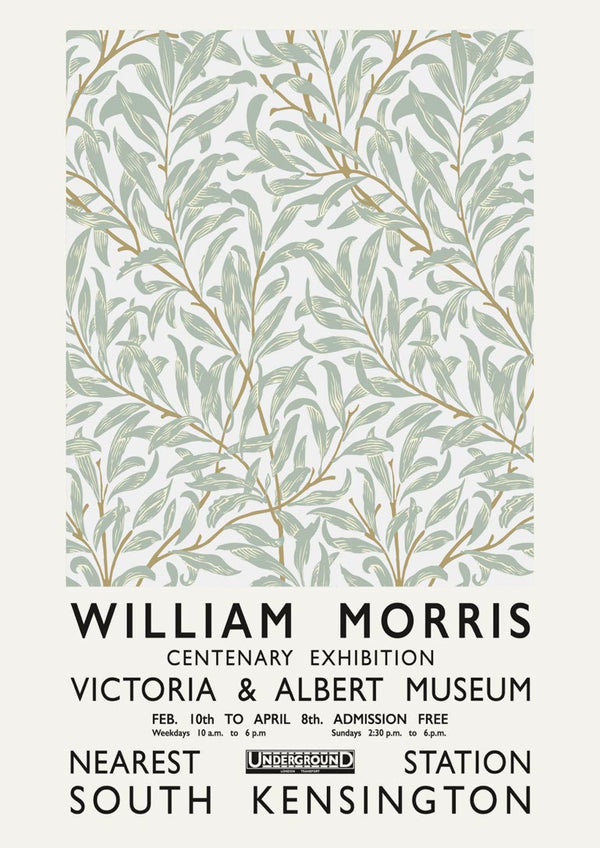 William Morris udstillingsplakat