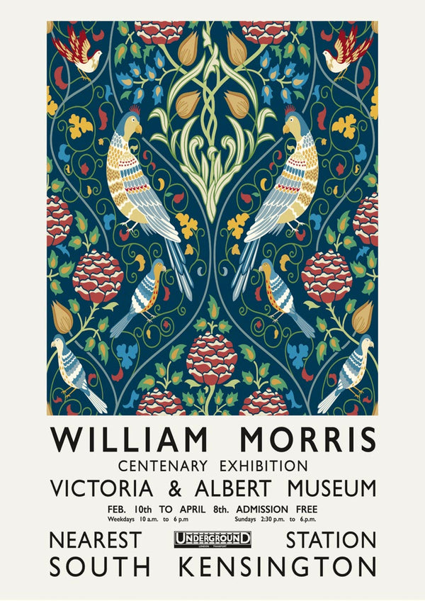 William Morris' samtidsudstillingsplakat