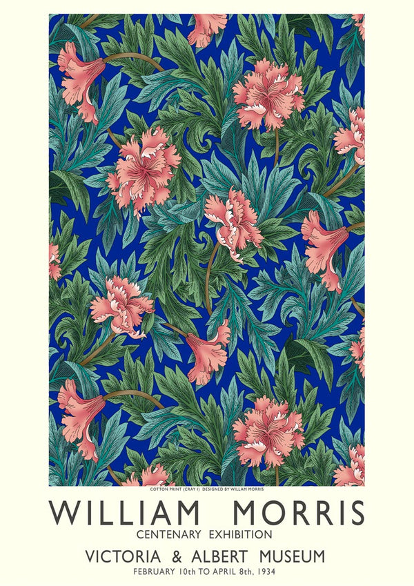William Morris blomsterudstillingsplakat