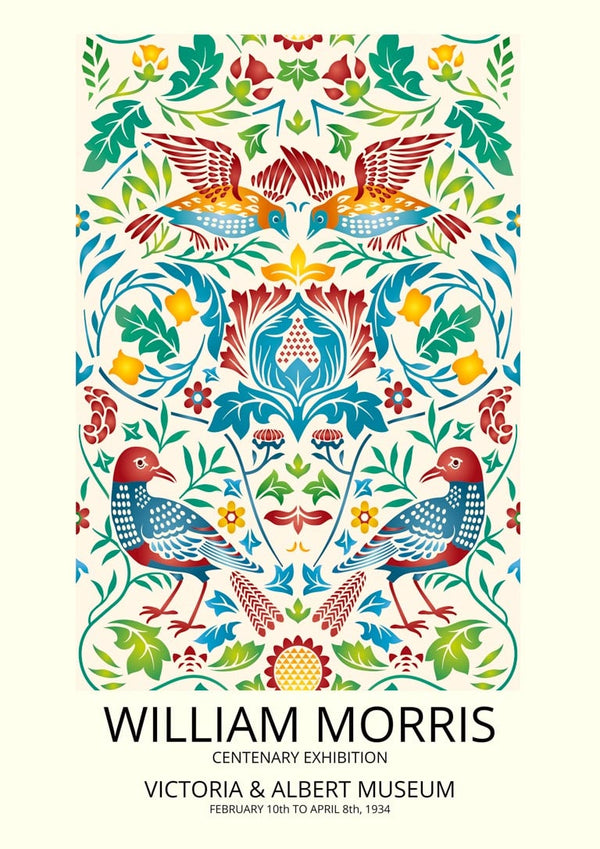 William Morris fugleplakat