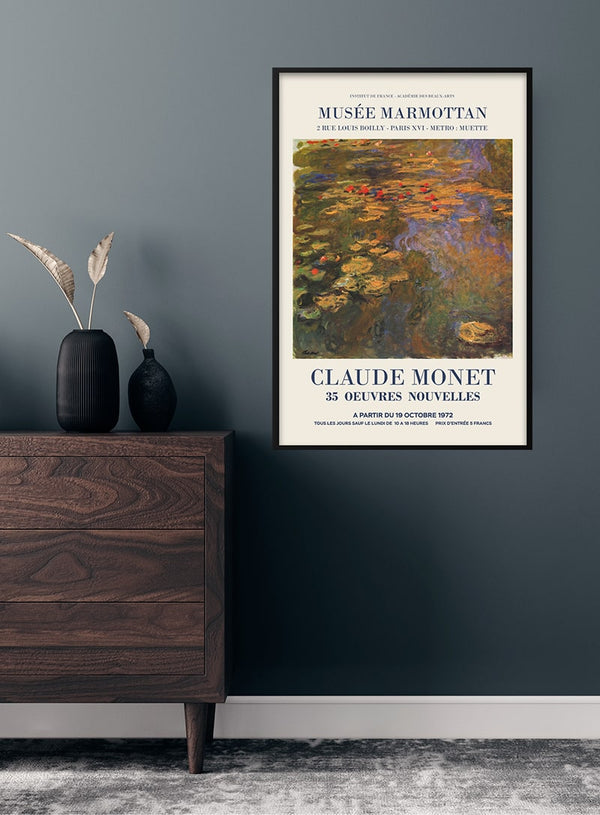 Claude Monet musée marmottan plakat