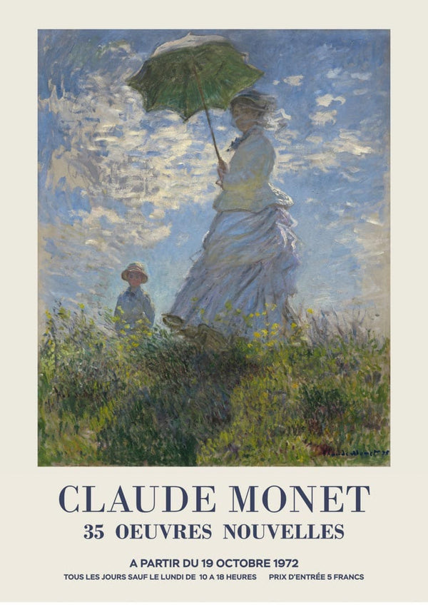 Madame monet og hendes søn plakat