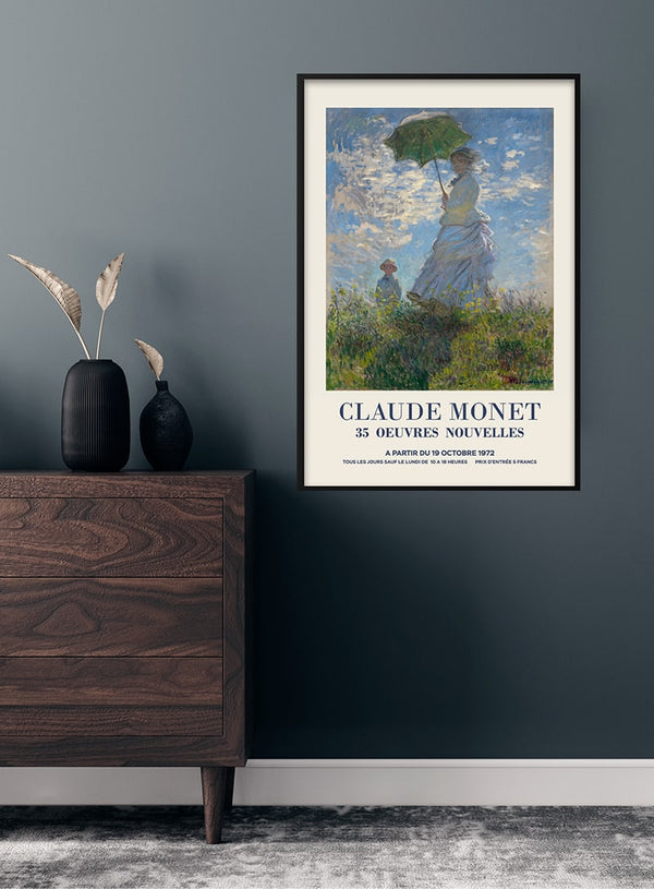 Madame monet og hendes søn plakat
