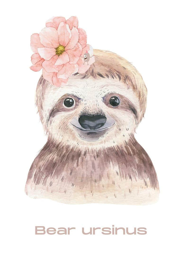 læbebjørn plakat til børn