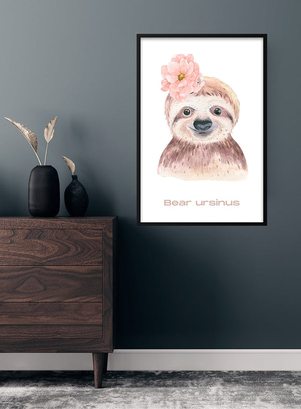 læbebjørn plakat til børn