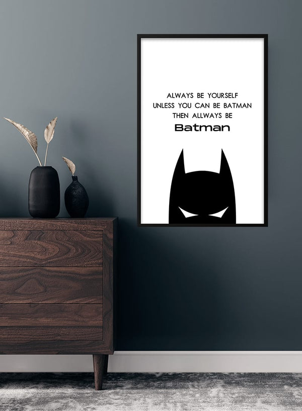 Batman-plakat til børn