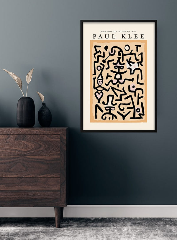 Paul Klee kunst plakat til stuen