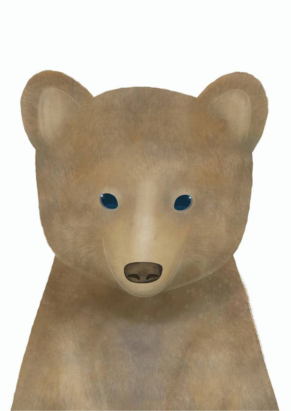 Sød bjørn plakat til børn