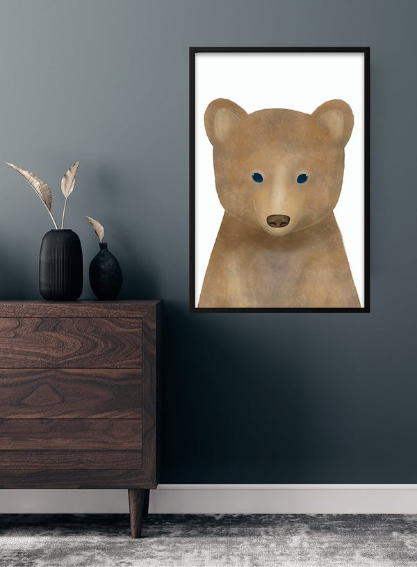 Sød bjørn plakat til børn