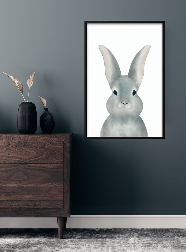 Sød kanin plakat til børn
