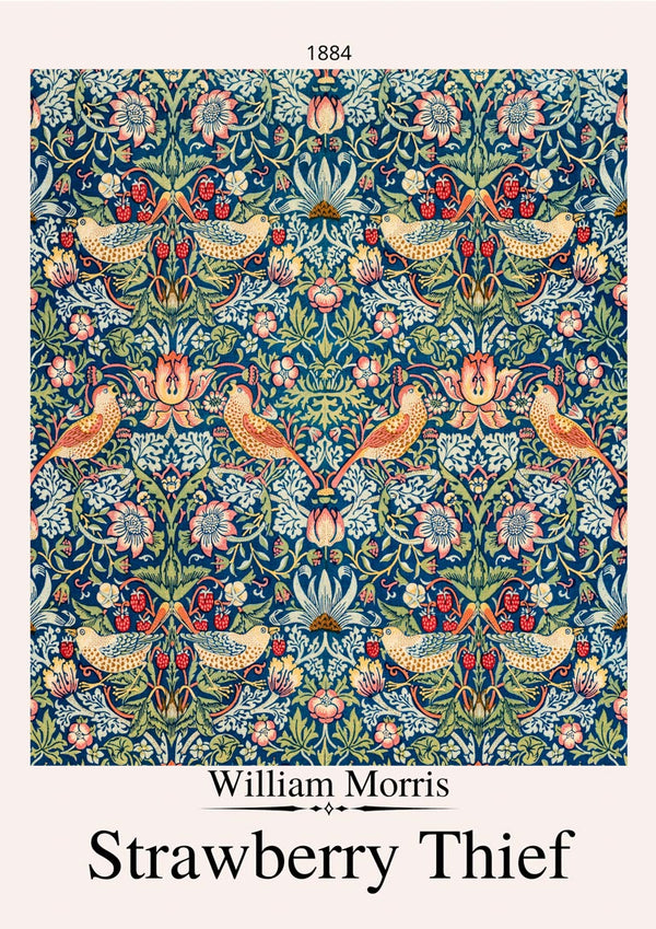 Jordbærtyven - William Morris kunstplakat