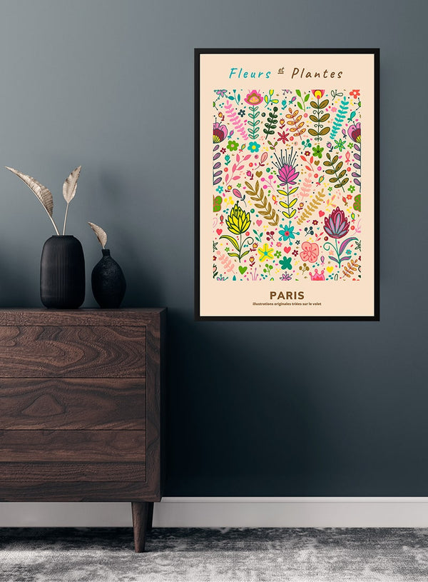 Fleurs et Plantes Paris #4 KUNSTPLAKAT
