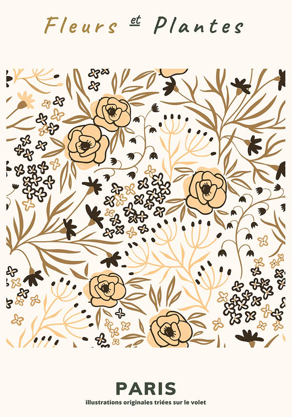 Fleurs et Plantes Paris #3 KUNSTPLAKAT