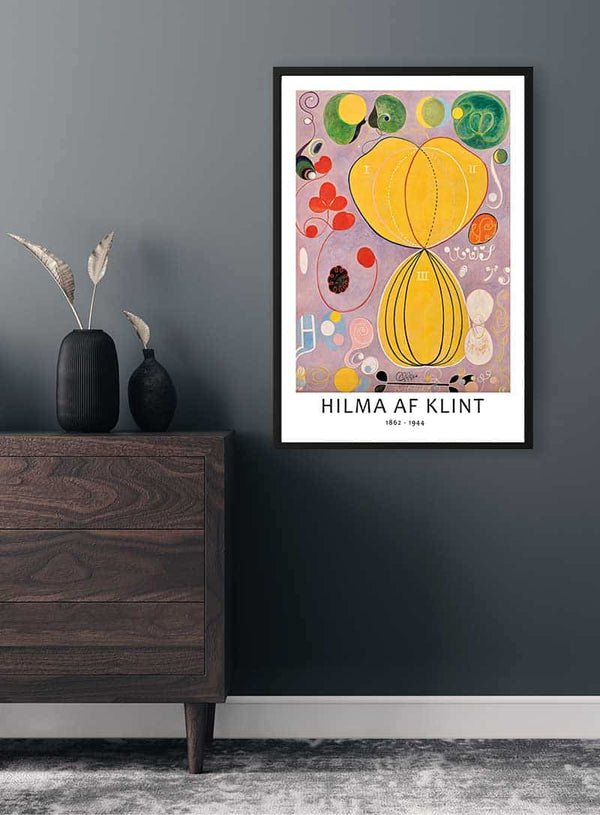 HILMA AF KLINT - DE TI STØRSTE, VOKSEN, NR. 7 PLAKAT