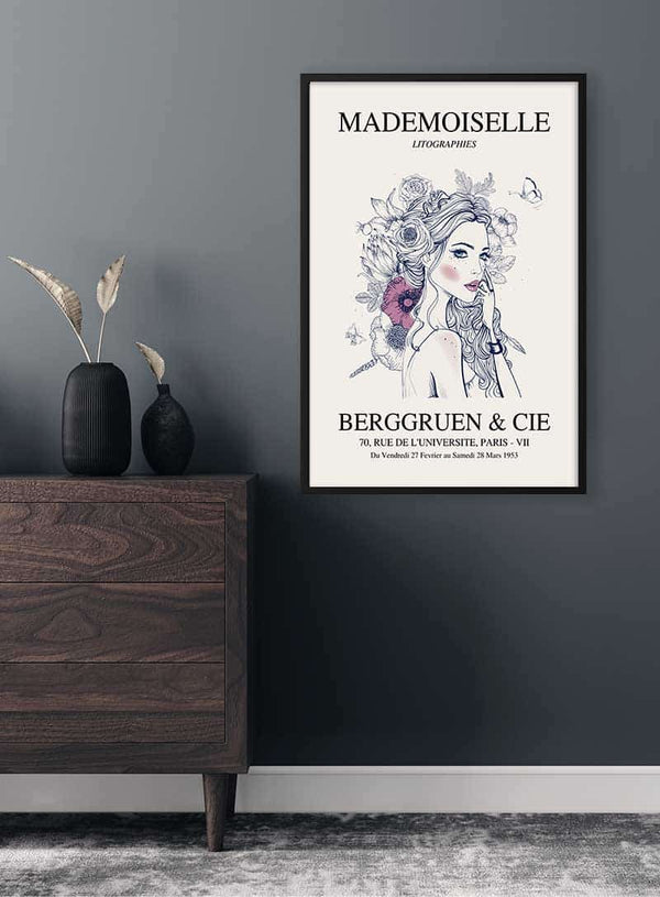 Mademoiselle-udstilling nr. 2 plakat