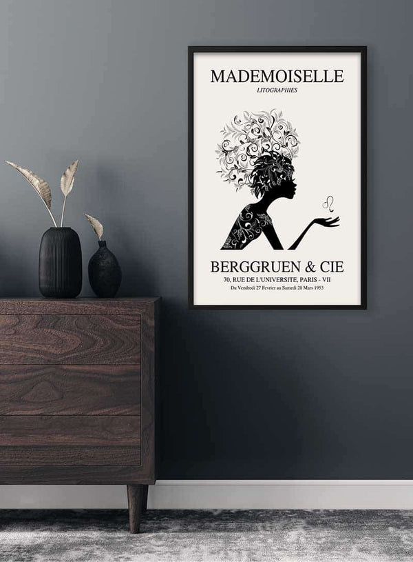 Mademoiselle-udstilling nr. 1 plakat