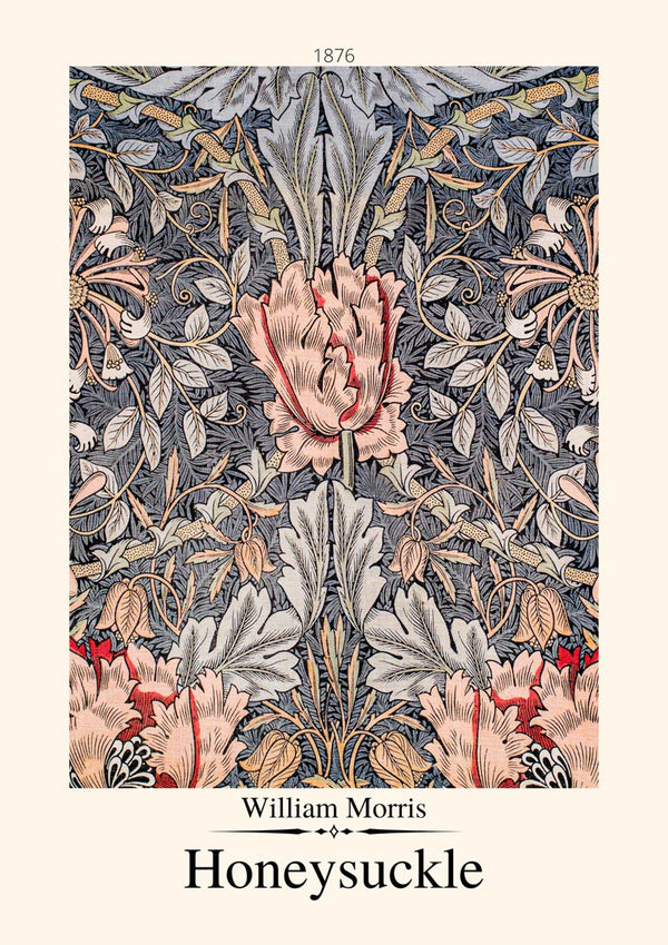 William Morris - Kaprifolie plakat
