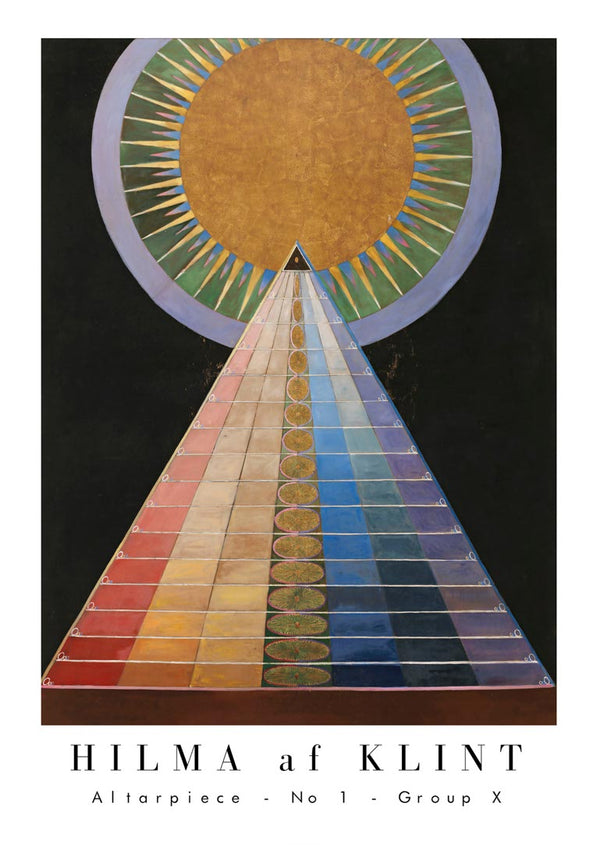 Hilma af Klint Altertavle Nr. 1 plakat