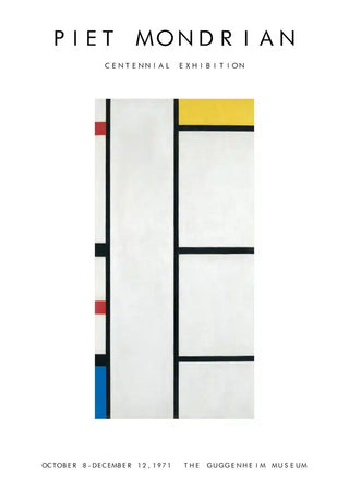 Piet Mondrian udstillingsplakat