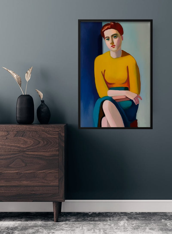 VILHELM LUNDSTRØM- Portræt af Hanne plakat