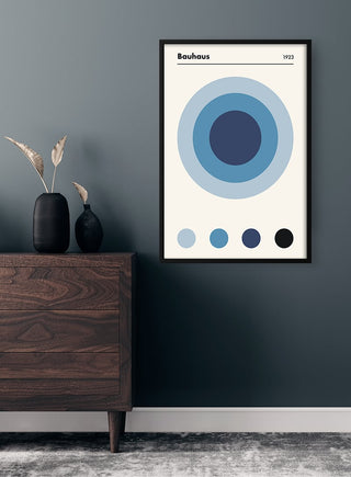 Bauhaus Blå 1923 plakat