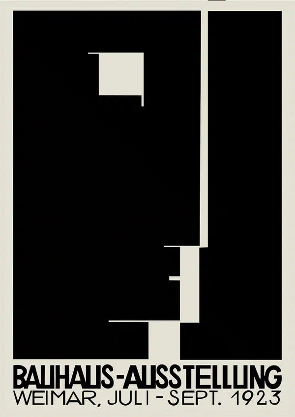 Bauhaus Weimar 1923 plakat