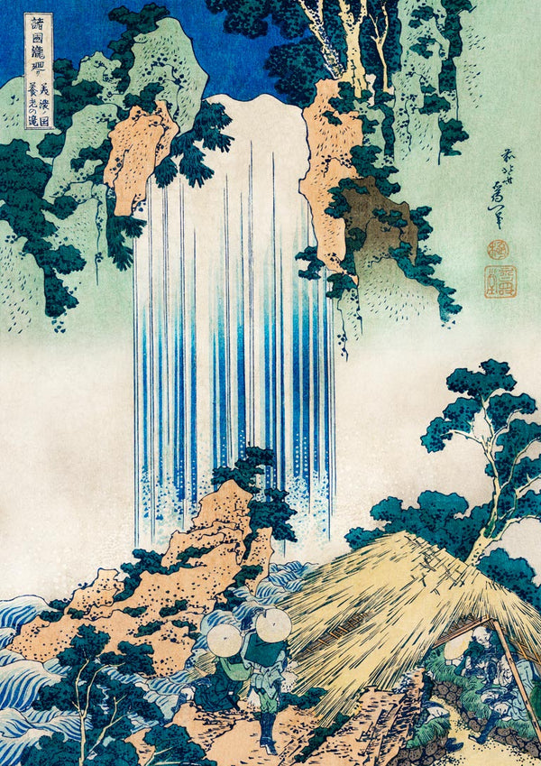 Yoro Waterfall af Katsushika Hokusai