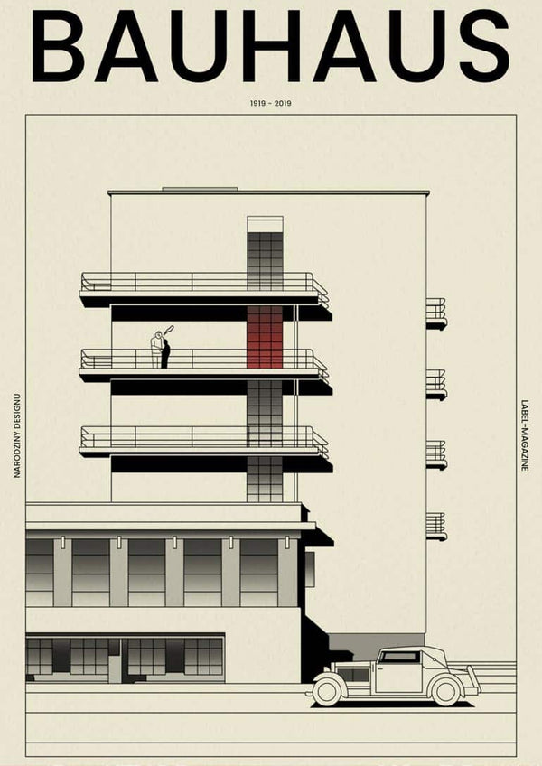 Bauhaus Vintage Cover Poster