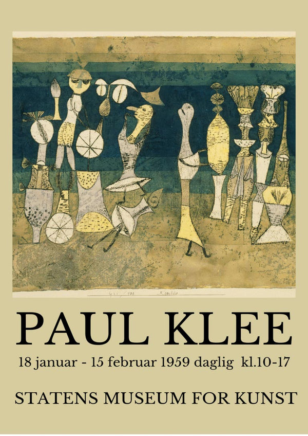 Paul Klee-udstilling 1959 Plakat