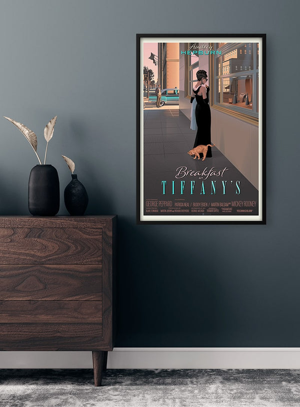 Audrey Hepburn - Morgenmad hos Tiffany Plakat