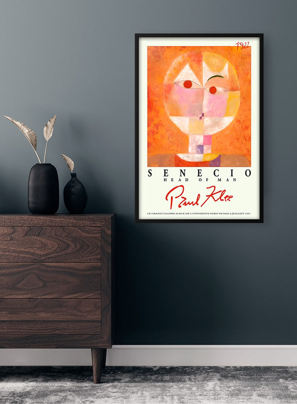 Paul Klee - Menneskehoved Plakat