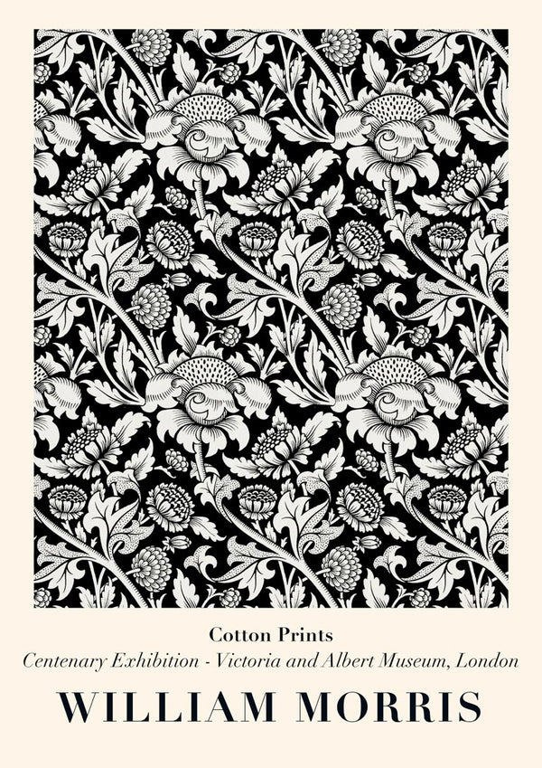 Hvide blomster - William Morris