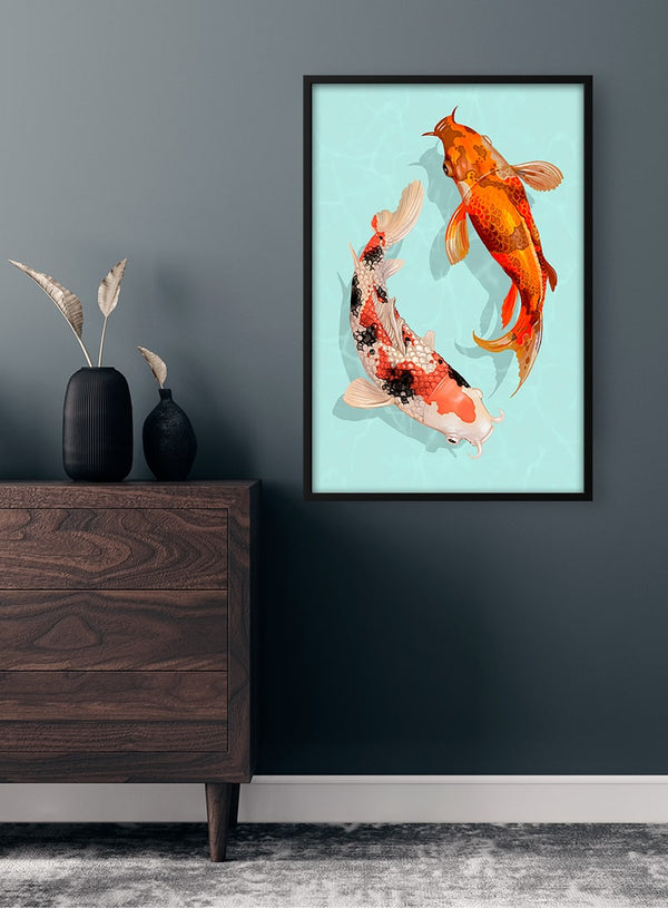 Japanske Karper Plakat