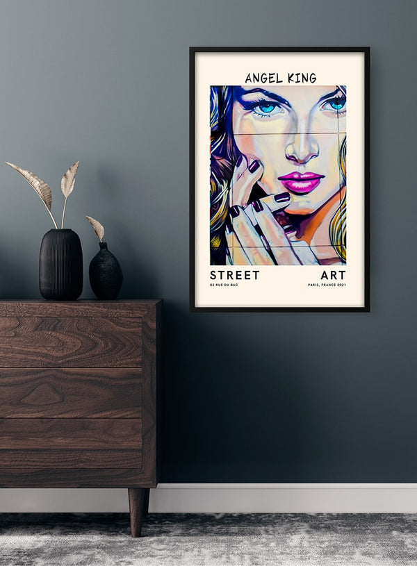 Gadekunst - Englekonge nr. 2 Plakat