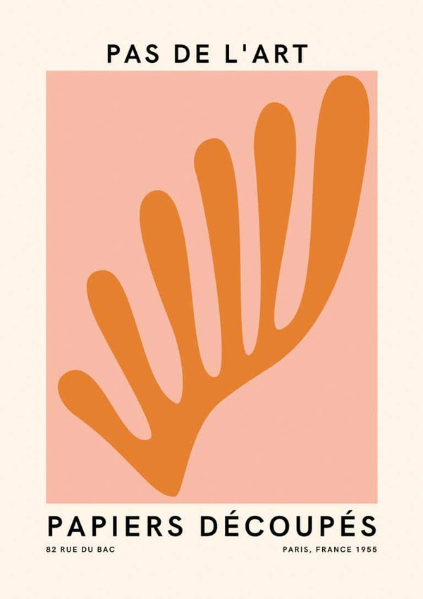 Pas De L'art inspireret af fransk kunstplakat