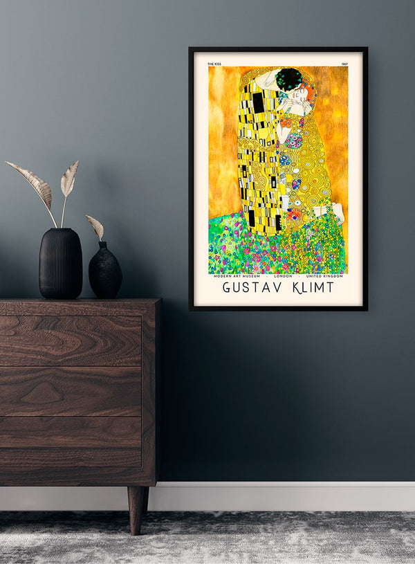 Gustav Klimt - Kysset Plakat