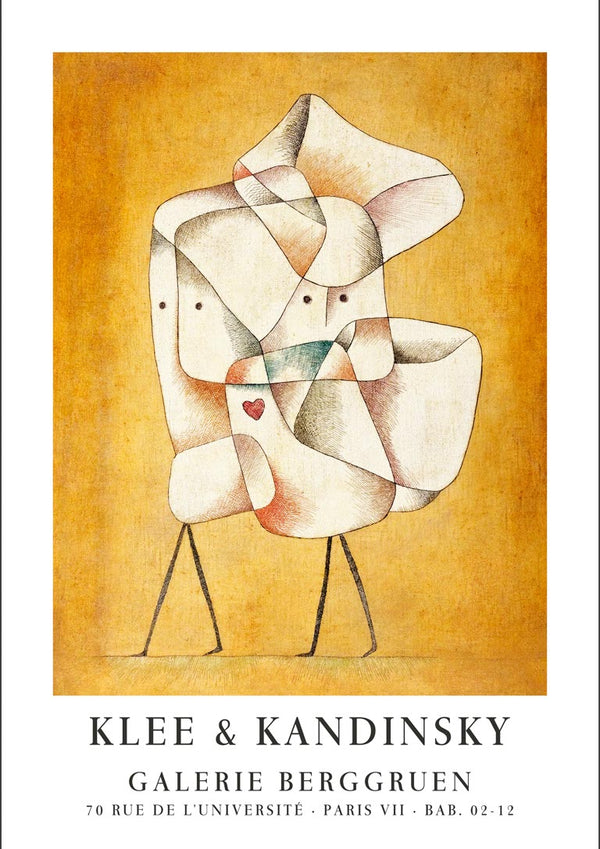 Klee & Kandinsky-udstillingsplakat