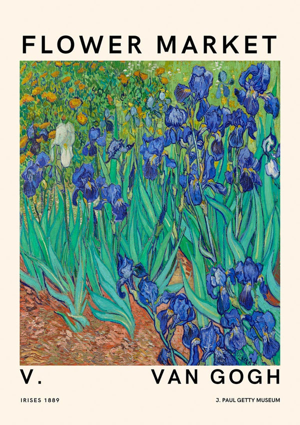 Van Gogh Blomstermarked nr. 1 Plakat