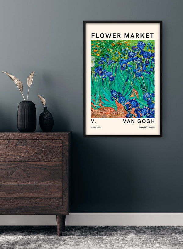 Van Gogh Blomstermarked nr. 1 Plakat