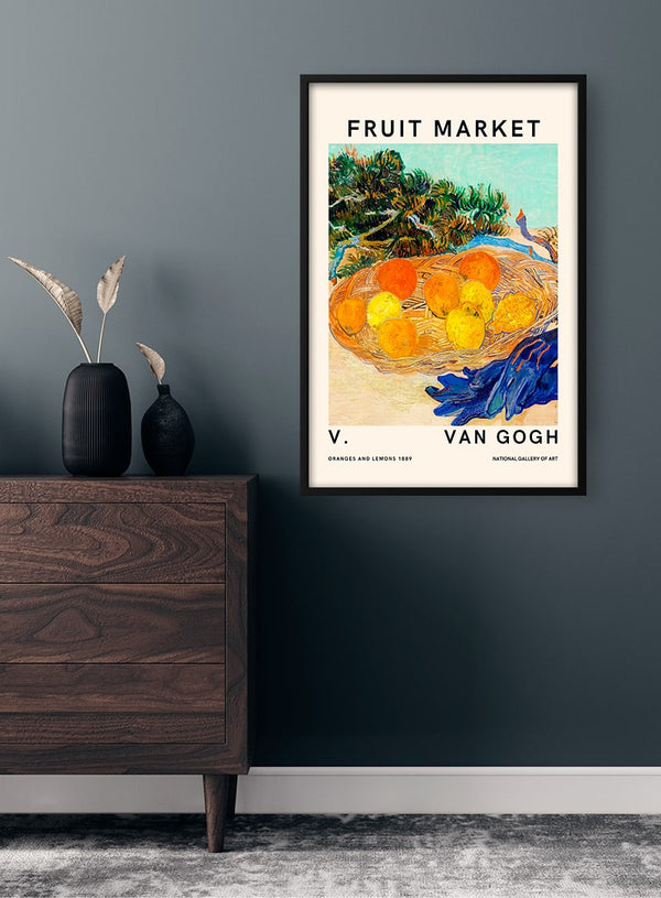 Van Gogh Frugtmarked Plakat