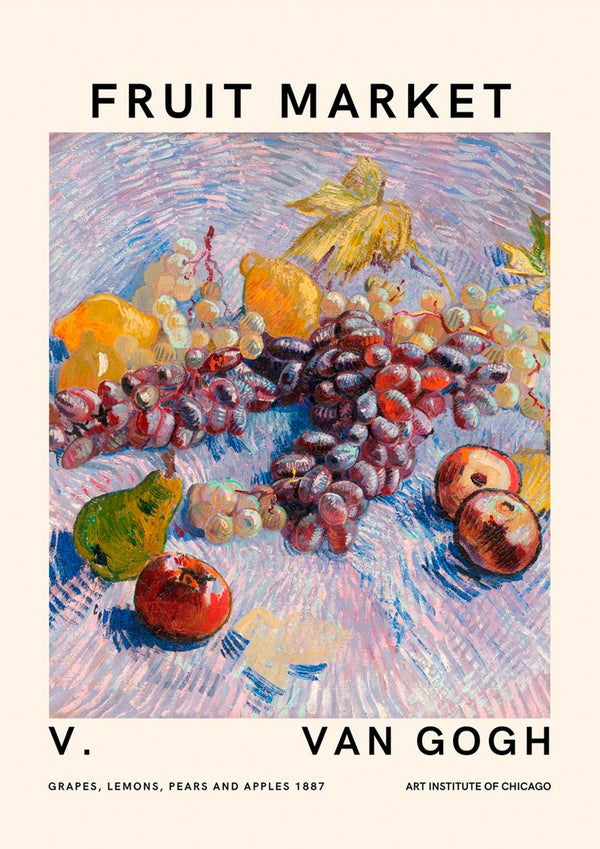 Van Gogh Frugtmarked nr. 2 Plakat