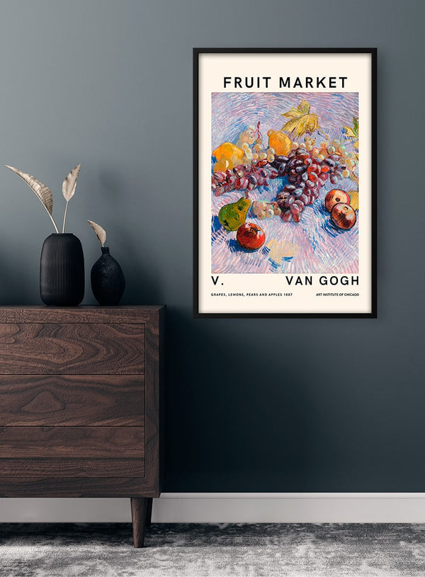 Van Gogh Frugtmarked nr. 2 Plakat